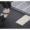 Polycarbonate Choco bar mould "Crush" Pavoni