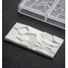 Polycarbonate Choco bar mould "Crush" Pavoni