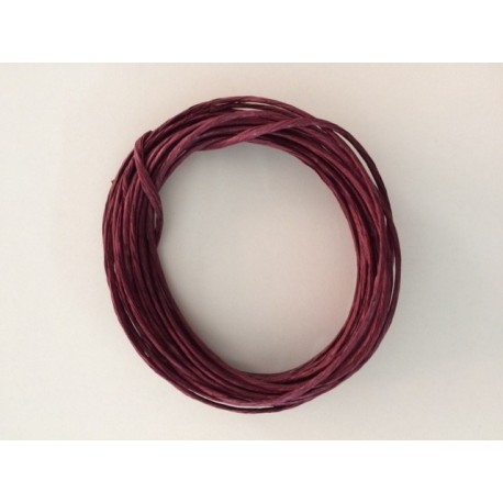 Paper wire x 5 metres. Colour: Bordeaux