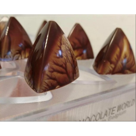 Chocolate mould Pyramid Chocolate World