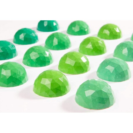 Chocolate mould Sphere Facet 30 mm Chocolate World