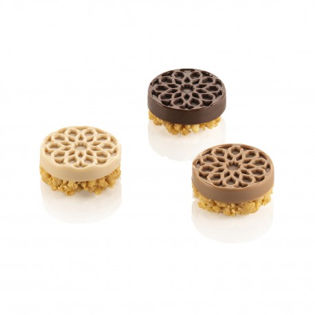 Mauresque Round Silicone Mould - Silikomart