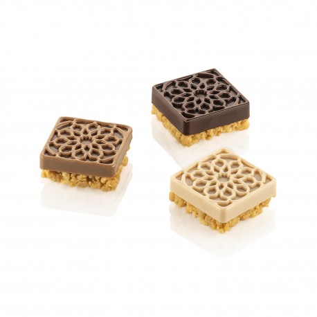 Mauresque Square Silicone Mould - Silikomart
