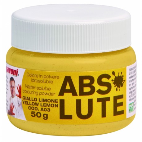 Colorante hidrosoluble amarillo Pavoni
