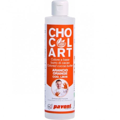 Manteca de cacao naranja Pavoni