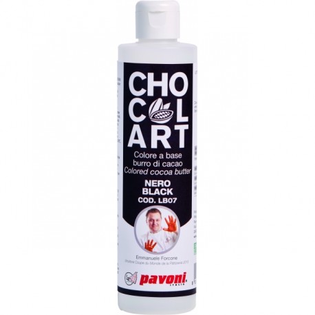 Manteca de cacao negro Pavoni