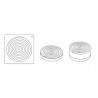 Silicone Mould Top Big Ipnosi - Pavoni
