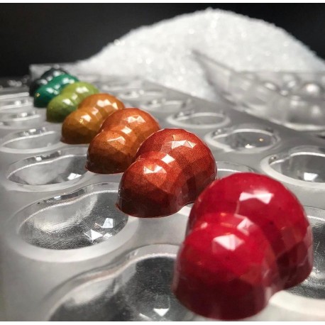 Chocolate mould Double Bubble Facet Chocolate World
