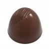 Chocolate mould "Semi-Striped American Truffle" Chocolate World