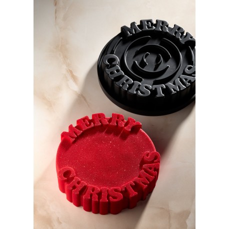 Merry Christmas Silicone Mould - Pavoni