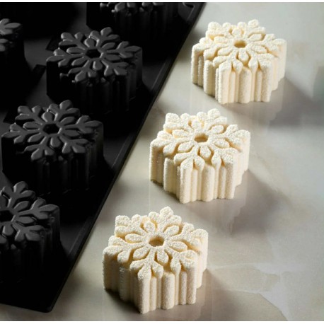 Fiocco di Neve Silicone Mould 40x30 Antonio Bachour - Pavoni