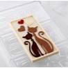 Molde de policarbonato para tabletas de chocolate "Minou" - Fabrizio Fiorani - Pavoni