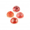 Semisfera Chocolate Mould + kit choco stamp Saint Valentine Lluc Crusellas" Silikomart