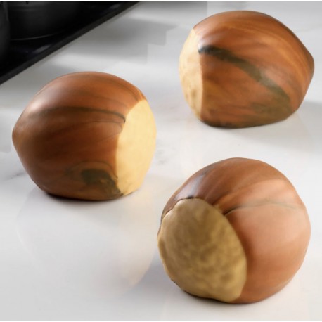 Hazelnut Silicone Mould 40x30 Emmanuele Forcone - Pavoni